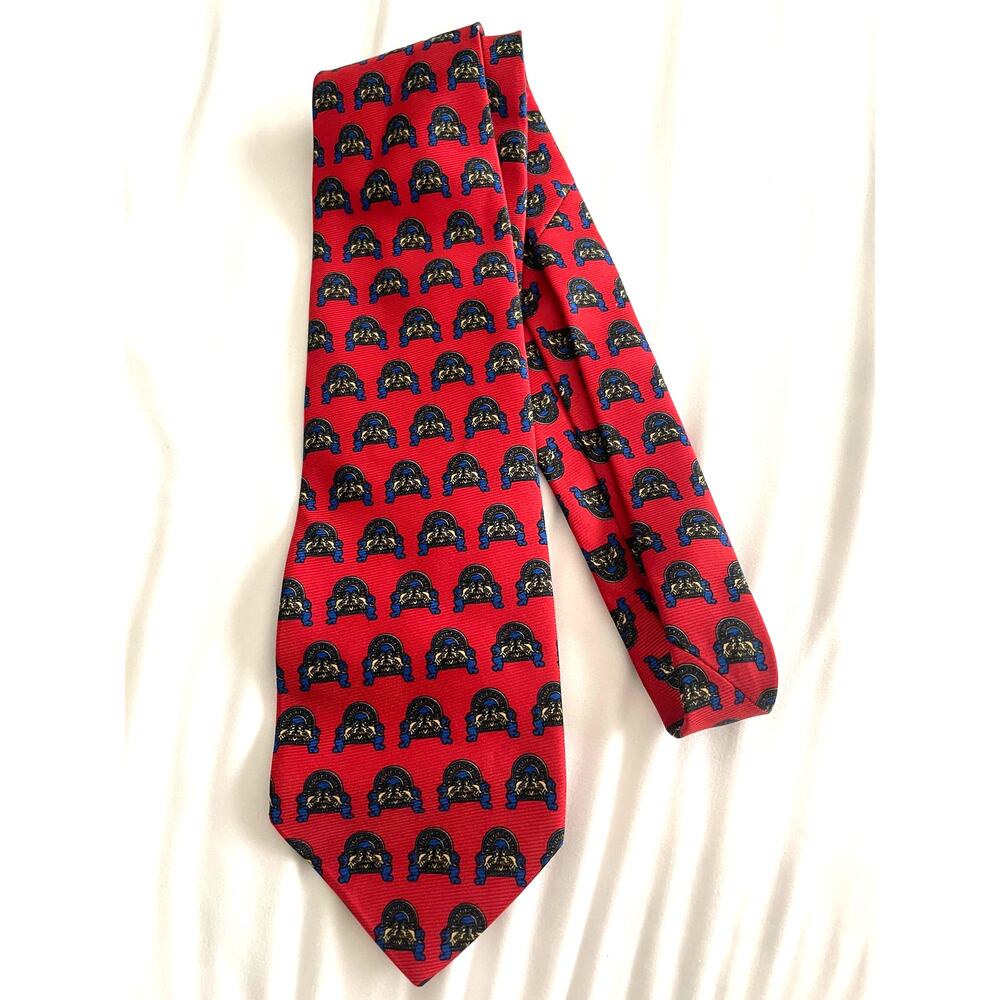 Vintage Made in Italy 100% silk tie 56 x 4